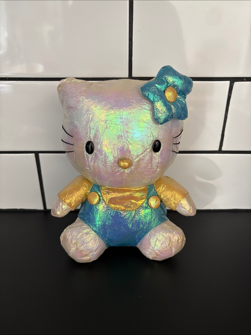 Vintage 90’s Hello Kitty Iridescent Plushie